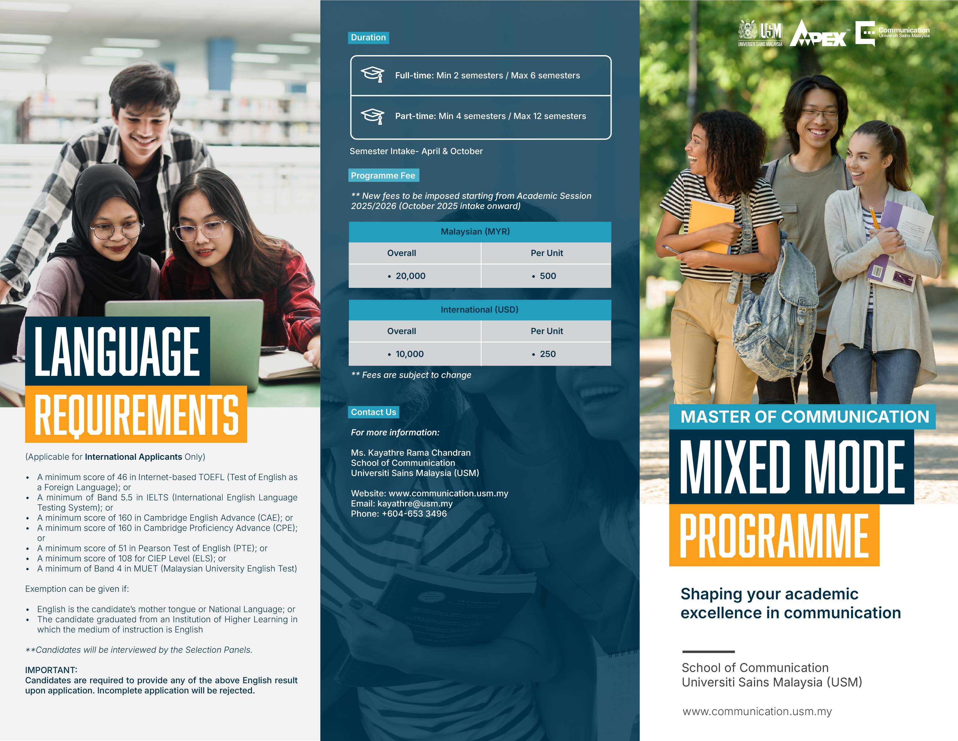 Brochure Master of Communication (Mixed Mode)