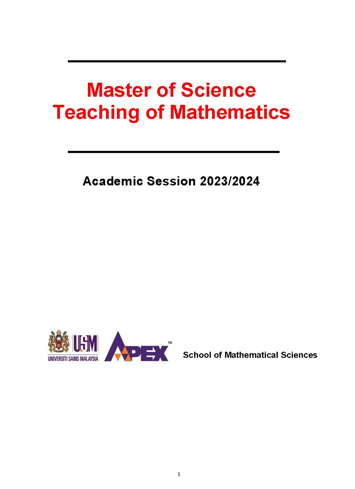 HANDBOOK MATHEMATICS 2023